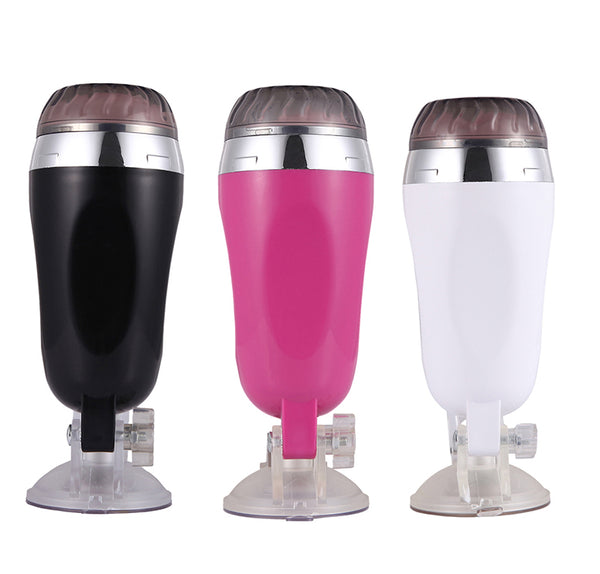 Vibrating Hands Free Suction Cupped Masturbator - Multiple Colours